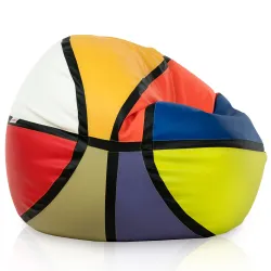 Giant Bean Bag Chair Basketball - Faux Leather