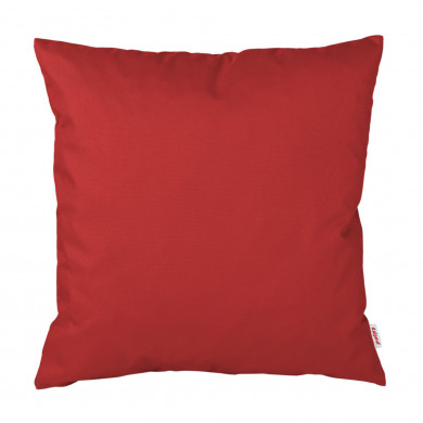 Dark red pillow square outdoor