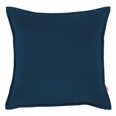 Navy blue pillow square velvet