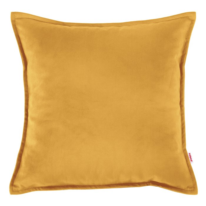 Mustard pillow square velvet