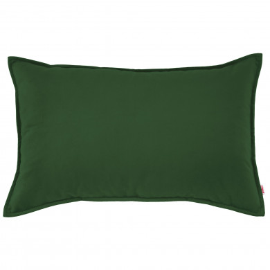 Dark green pillow rectangular velvet