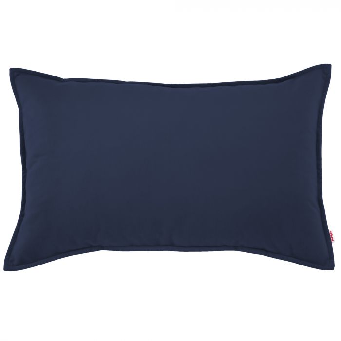 Navy blue pillow rectangular velvet