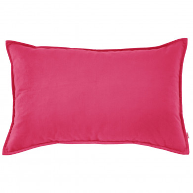 Pink pillow rectangular velvet