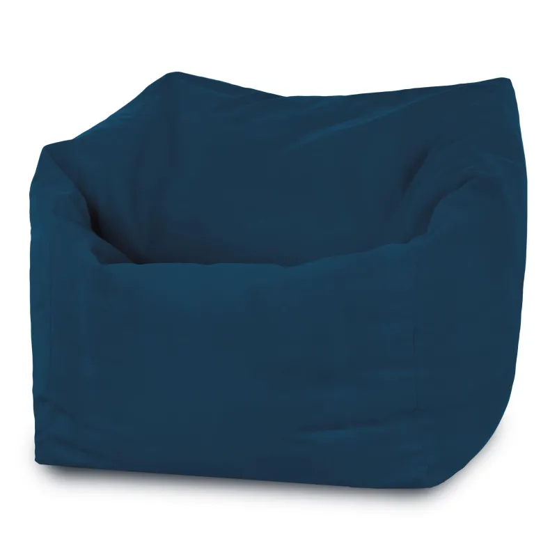 Amalfi Cube Bean Bag Chair - Soft Velvet – view 12
