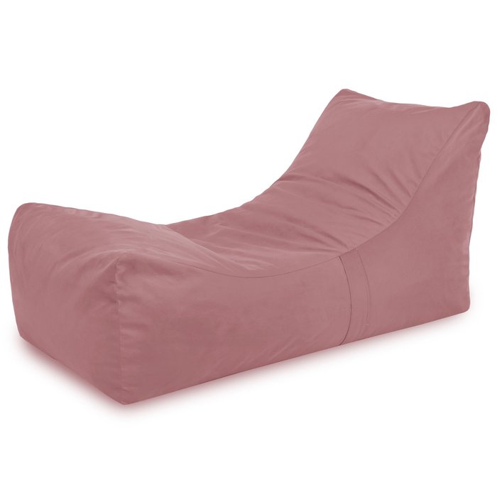 Pastel pink bean bag chair lounge Ateny velvet