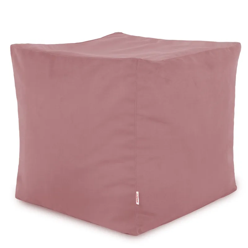 Square Cube Ottoman - Soft Velvet – view 7