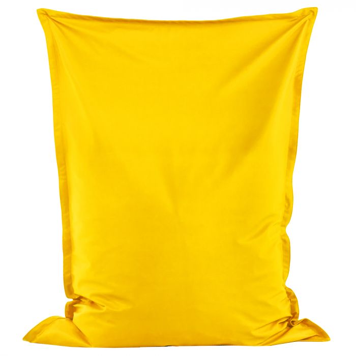 Bright yellow bean bag pillow children pu leather
