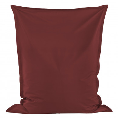 Dark red bean bag giant pillow pu leather