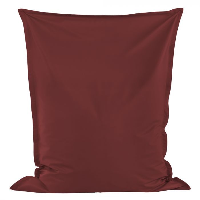 Dark red bean bag pillow children pu leather