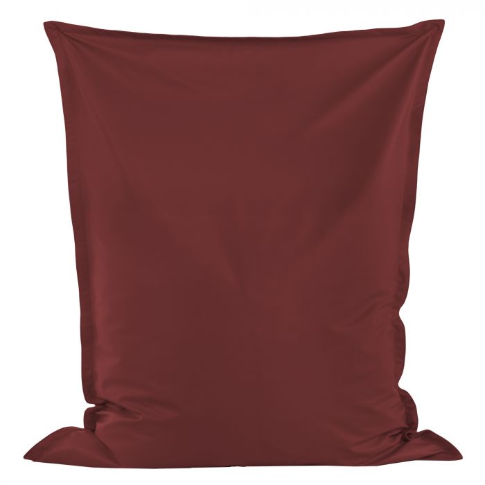 Dark red bean bag giant pillow XXL pu leather