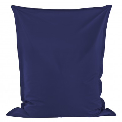 Navy blue bean bag giant pillow pu leather