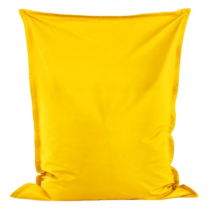 Bright yellow bean bag pillow children pu leather