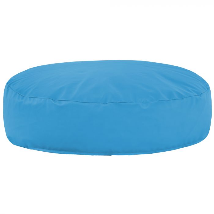 Azure round pillow pu leather