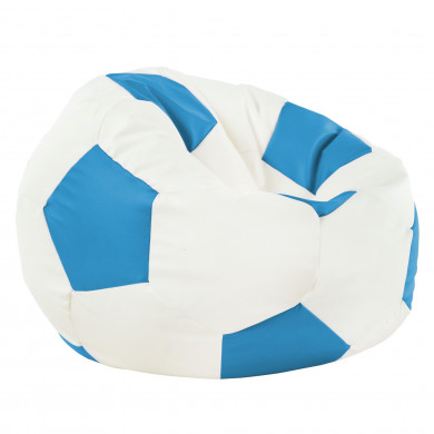 Azure football bean bag pu leather