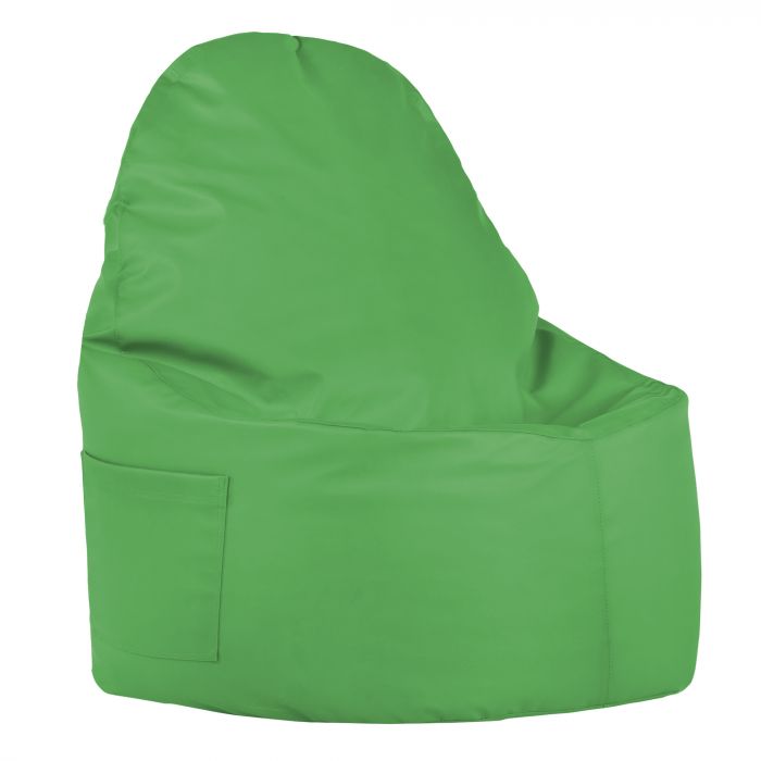Green bean bag chair porto pu leather