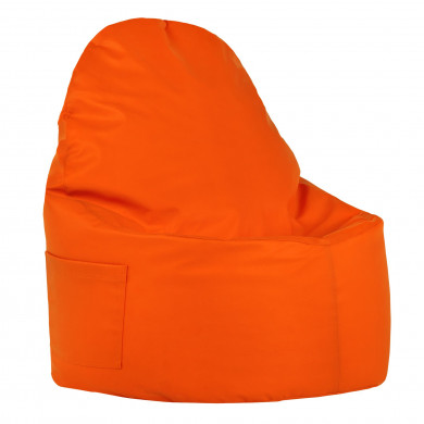 Orange bean bag chair porto pu leather
