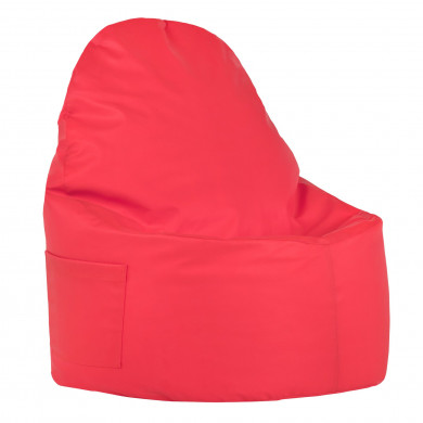 Pink bean bag chair porto pu leather