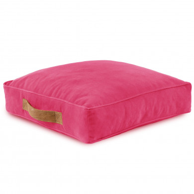 Pink seat cushions velvet