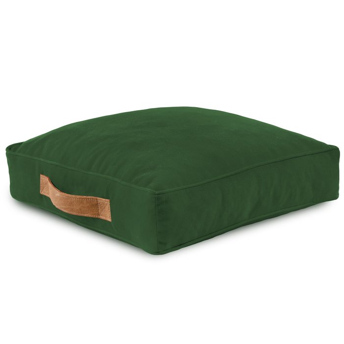Dark green seat cushions velvet