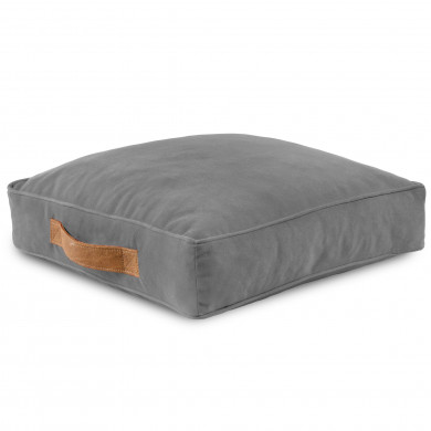 Gray seat cushions velvet