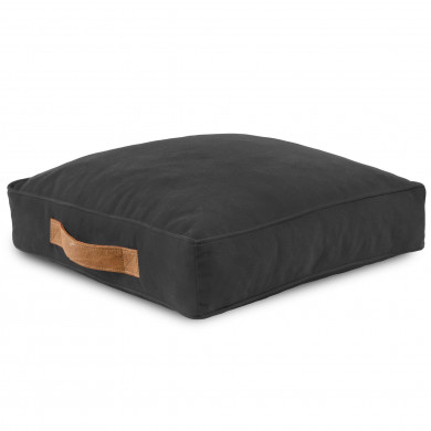 Dark grey seat cushions velvet