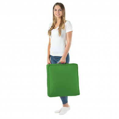 Green seat cushions outdoor