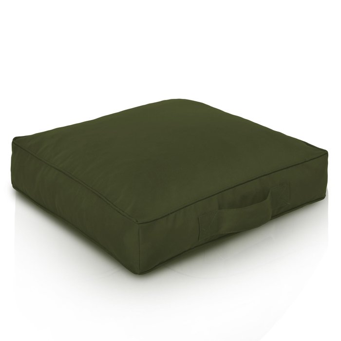 Dark green seat cushions outdoor