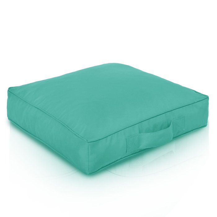Turquoise seat cushions outdoor