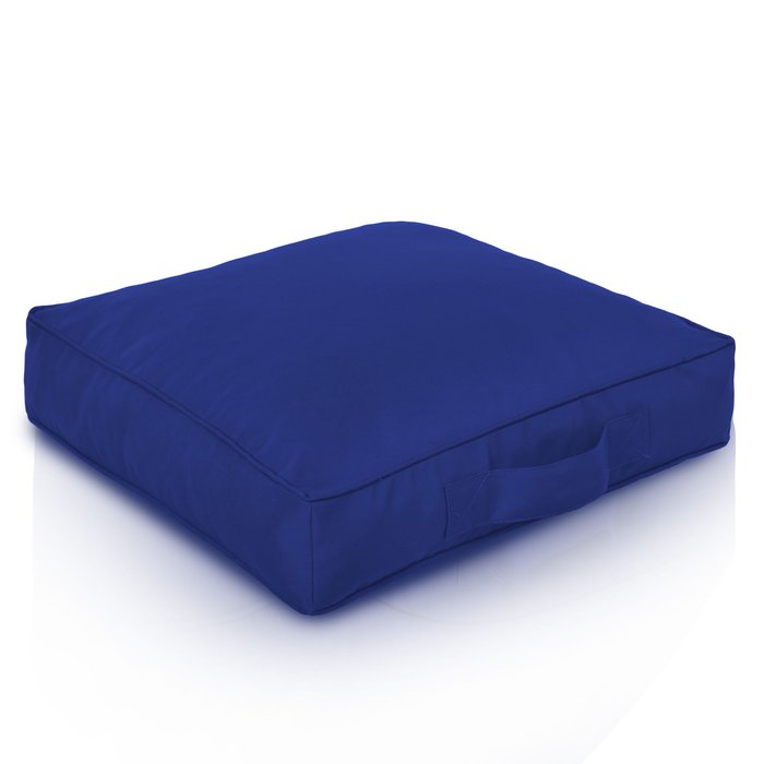 Dark blue seat cushions outdoor