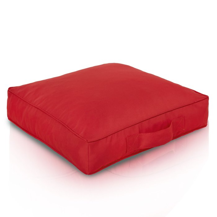 Red seat cushions outdoor