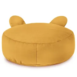 Round Footstool Pouffe Teddy Kids - Soft Velvet – view 19
