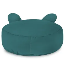Round Footstool Pouffe Teddy Kids - Soft Velvet – view 26