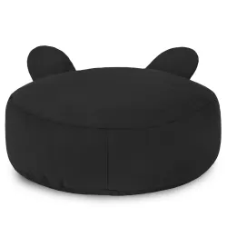 Round Footstool Pouffe Teddy Kids - Soft Velvet – view 32
