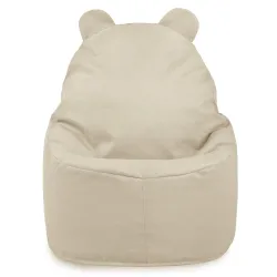 Comfortable pearl bean bag chair for kids' playtime and relaxation