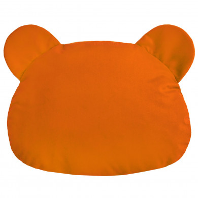 Orange pillow teddy velvet