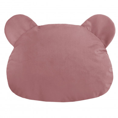 Pastel pink pillow teddy velvet