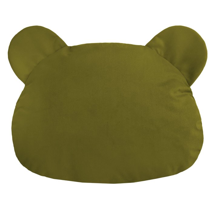 Green pillow teddy velvet
