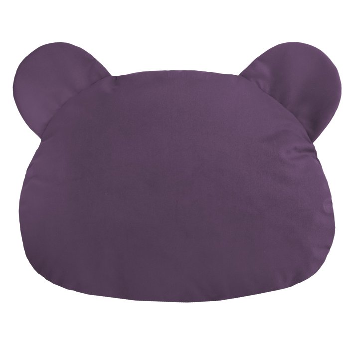 Purple pillow teddy velvet