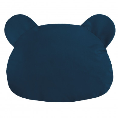 Navy blue pillow teddy velvet
