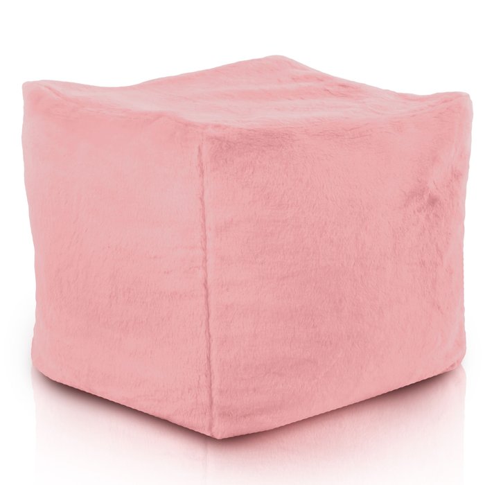 Pink Yeti pouf square 