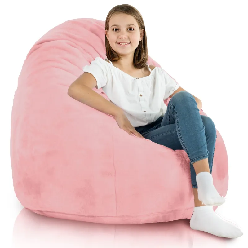 Large Bean Bag Chair XL - Yeti Faux Fur – view 9