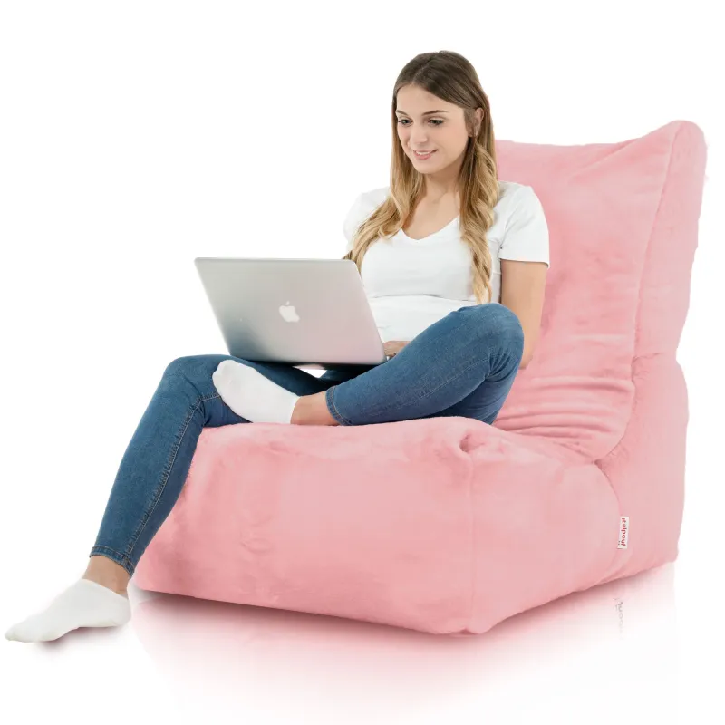Giant Adult Bean Bag XXL Lounge Chair Disinto - Yeti Faux Fur – view 8