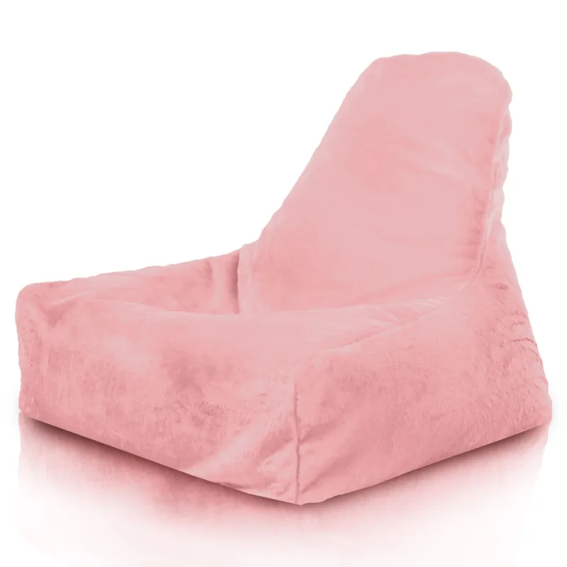 Bali Bean Bag Chair with Backrest - Yeti Faux Fur – view 2