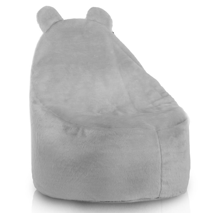 Gray Yeti bean bag chair teddy 