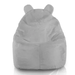 Teddy Kids Bean Bag Chair - Yeti Faux Fur – view 2