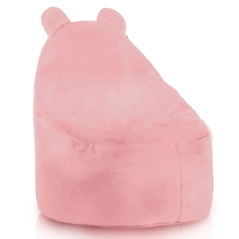 Teddy Kids Bean Bag Chair - Yeti Faux Fur
