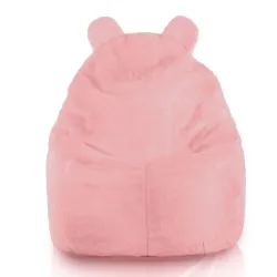 Teddy Kids Bean Bag Chair - Yeti Faux Fur – view 2