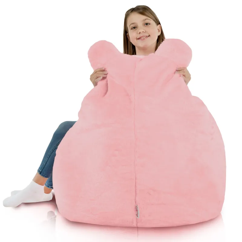 Teddy Kids Bean Bag Chair - Yeti Faux Fur – view 5