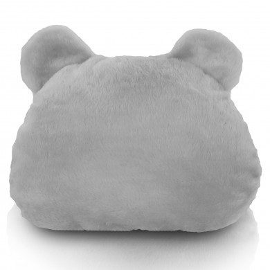 Gray Yeti pillow teddy 