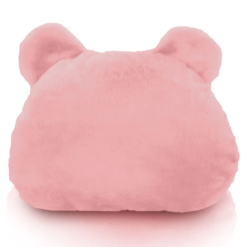 Teddy decorative pillow for children - Yeti Faux Fur
